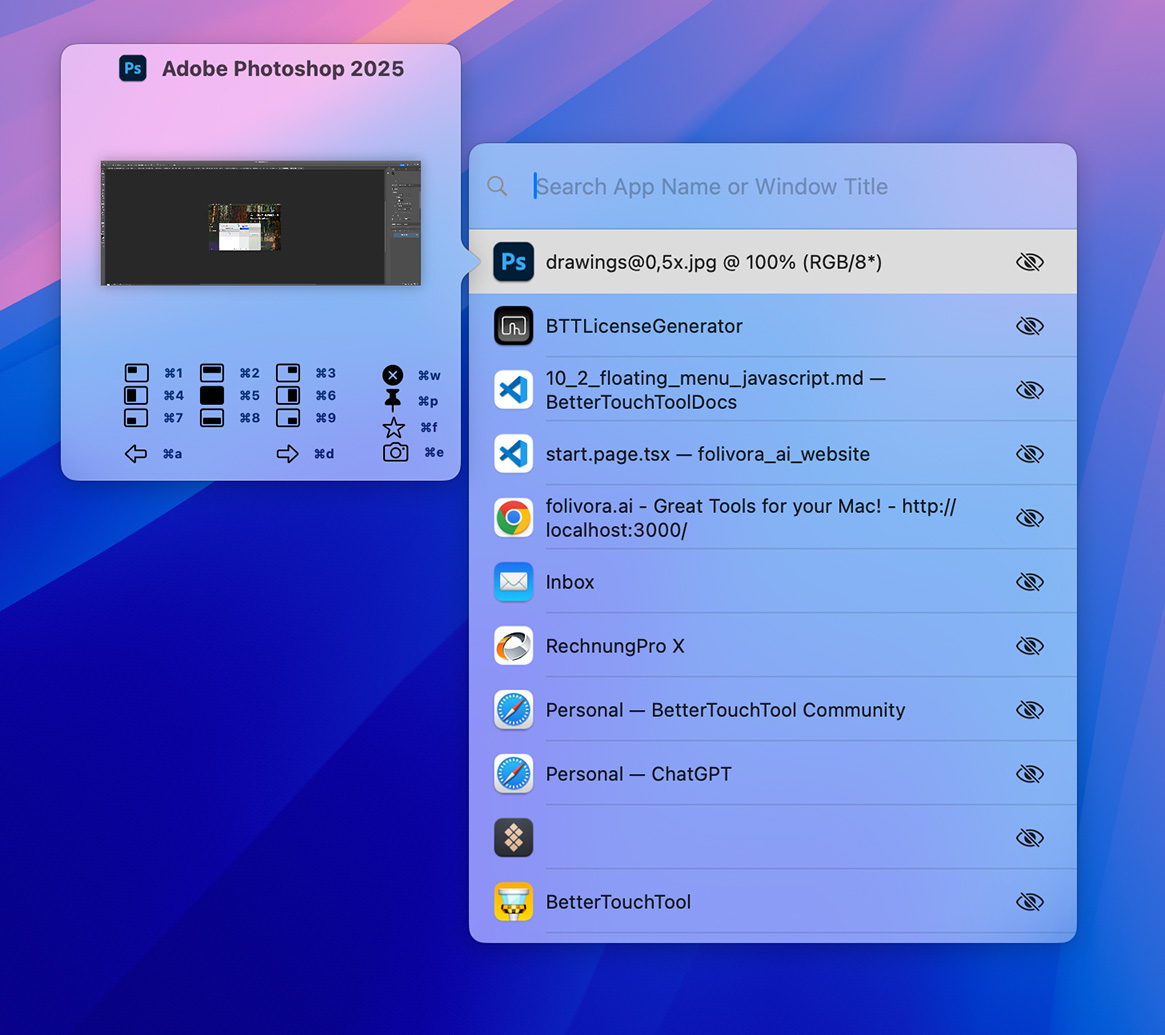 BetterTouchTool 中文网站 - Mac 触控板手势自定义 | 窗口管理 | 键盘快捷键增强工具